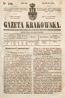 Gazeta Krakowska. 1843, nr 170