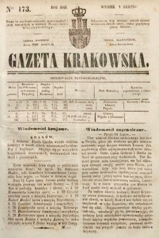 Gazeta Krakowska. 1843, nr 173