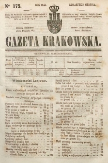 Gazeta Krakowska. 1843, nr 175