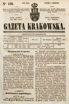 Gazeta Krakowska. 1843, nr 176