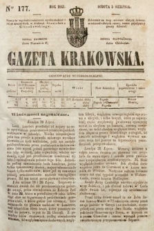 Gazeta Krakowska. 1843, nr 177