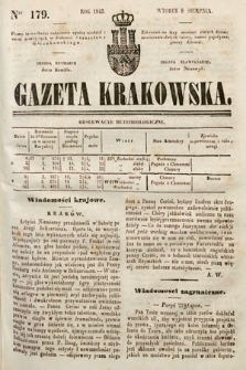 Gazeta Krakowska. 1843, nr 179