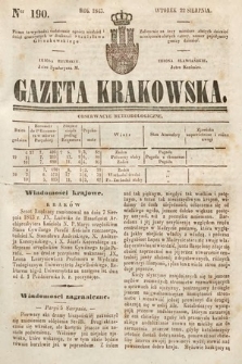 Gazeta Krakowska. 1843, nr 190