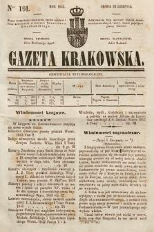 Gazeta Krakowska. 1843, nr 191
