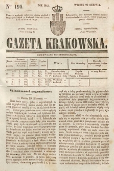Gazeta Krakowska. 1843, nr 196