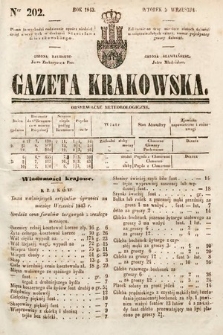 Gazeta Krakowska. 1843, nr 202