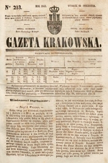Gazeta Krakowska. 1843, nr 213