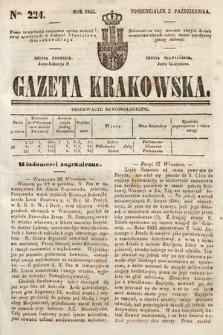 Gazeta Krakowska. 1843, nr 224