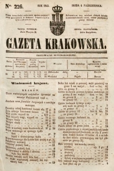Gazeta Krakowska. 1843, nr 226