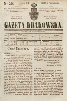 Gazeta Krakowska. 1843, nr 238