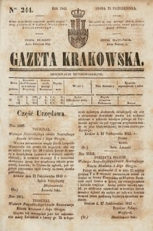 Gazeta Krakowska. 1843, nr 244