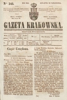 Gazeta Krakowska. 1843, nr 245