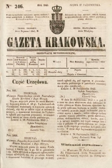 Gazeta Krakowska. 1843, nr 246