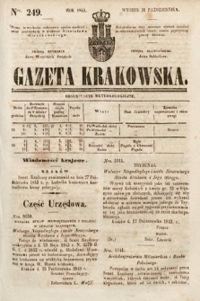Gazeta Krakowska. 1843, nr 249