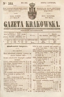 Gazeta Krakowska. 1843, nr 252