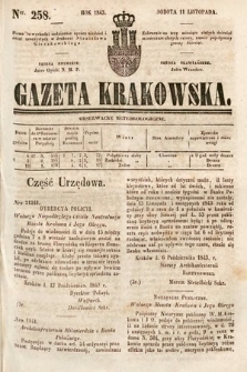 Gazeta Krakowska. 1843, nr 258