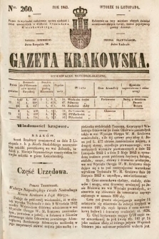 Gazeta Krakowska. 1843, nr 260