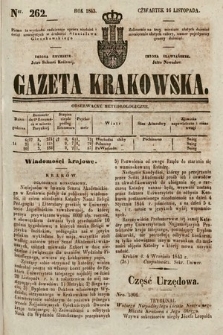 Gazeta Krakowska. 1843, nr 262