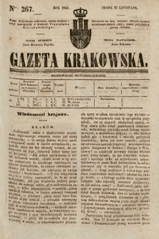 Gazeta Krakowska. 1843, nr 267