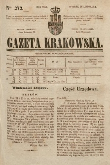 Gazeta Krakowska. 1843, nr 272
