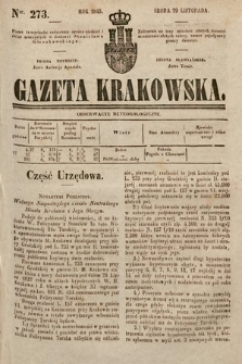 Gazeta Krakowska. 1843, nr 273