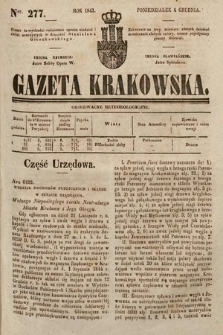 Gazeta Krakowska. 1843, nr 277