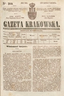 Gazeta Krakowska. 1843, nr 280