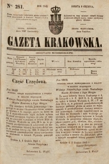 Gazeta Krakowska. 1843, nr 281