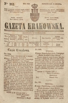 Gazeta Krakowska. 1843, nr 282