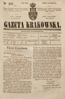 Gazeta Krakowska. 1843, nr 287