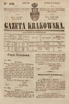 Gazeta Krakowska. 1843, nr 289