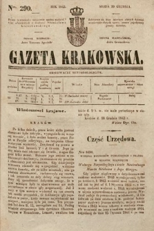 Gazeta Krakowska. 1843, nr 290