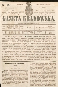 Gazeta Krakowska. 1843, nr 291