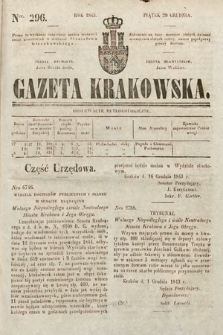 Gazeta Krakowska. 1843, nr 296