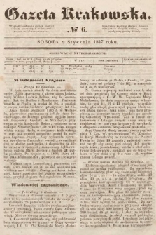 Gazeta Krakowska. 1847, nr 6