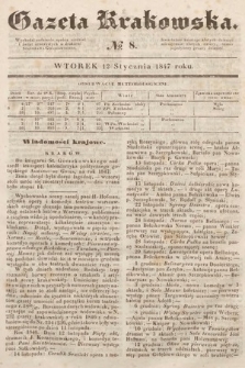 Gazeta Krakowska. 1847, nr 8