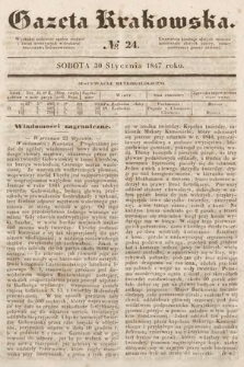 Gazeta Krakowska. 1847, nr 24
