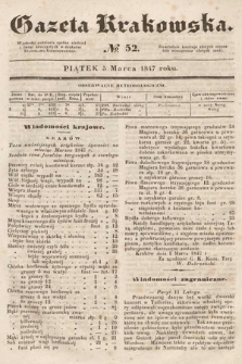 Gazeta Krakowska. 1847, nr 52