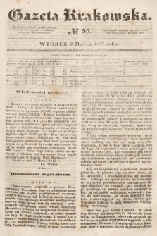 Gazeta Krakowska. 1847, nr 55