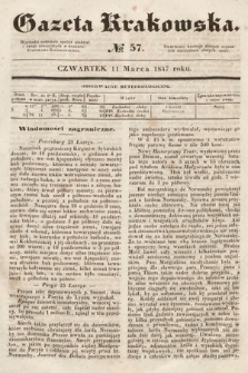 Gazeta Krakowska. 1847, nr 57