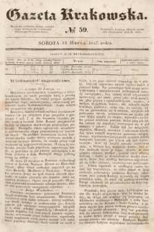 Gazeta Krakowska. 1847, nr 59