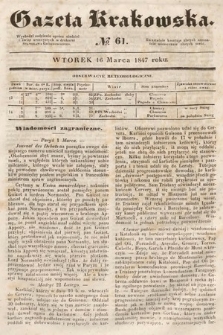 Gazeta Krakowska. 1847, nr 61