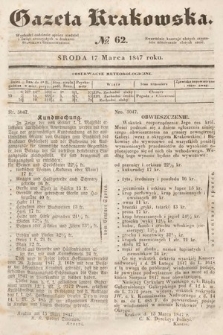 Gazeta Krakowska. 1847, nr 62