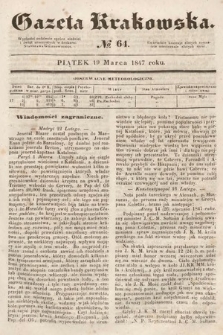 Gazeta Krakowska. 1847, nr 64