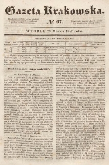 Gazeta Krakowska. 1847, nr 67