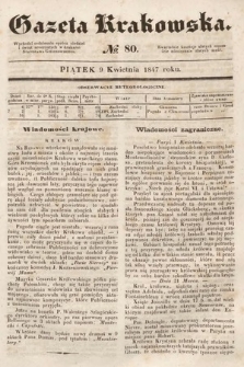 Gazeta Krakowska. 1847, nr 80