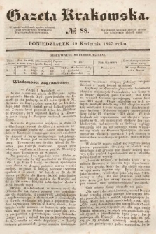 Gazeta Krakowska. 1847, nr 88