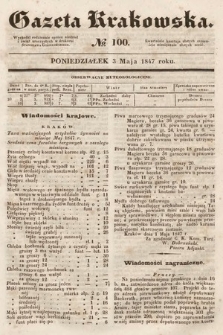 Gazeta Krakowska. 1847, nr 100