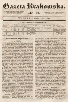 Gazeta Krakowska. 1847, nr 101