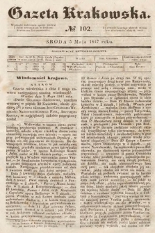 Gazeta Krakowska. 1847, nr 102